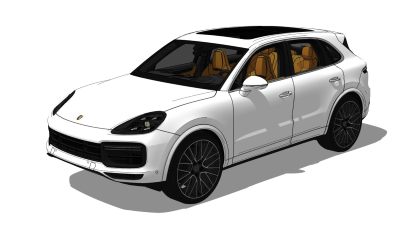 超精细汽车模型 保时捷 porsche cayenne